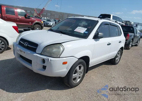 2007 Hyundai Tucson Gls from USA, damaged, VIN KM8JM12BX7U613822